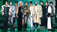 ATEEZ with Kylie Minogue and J Balvin (Image via Apple Tv)